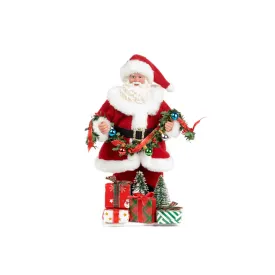 Premium Santa With A Garland