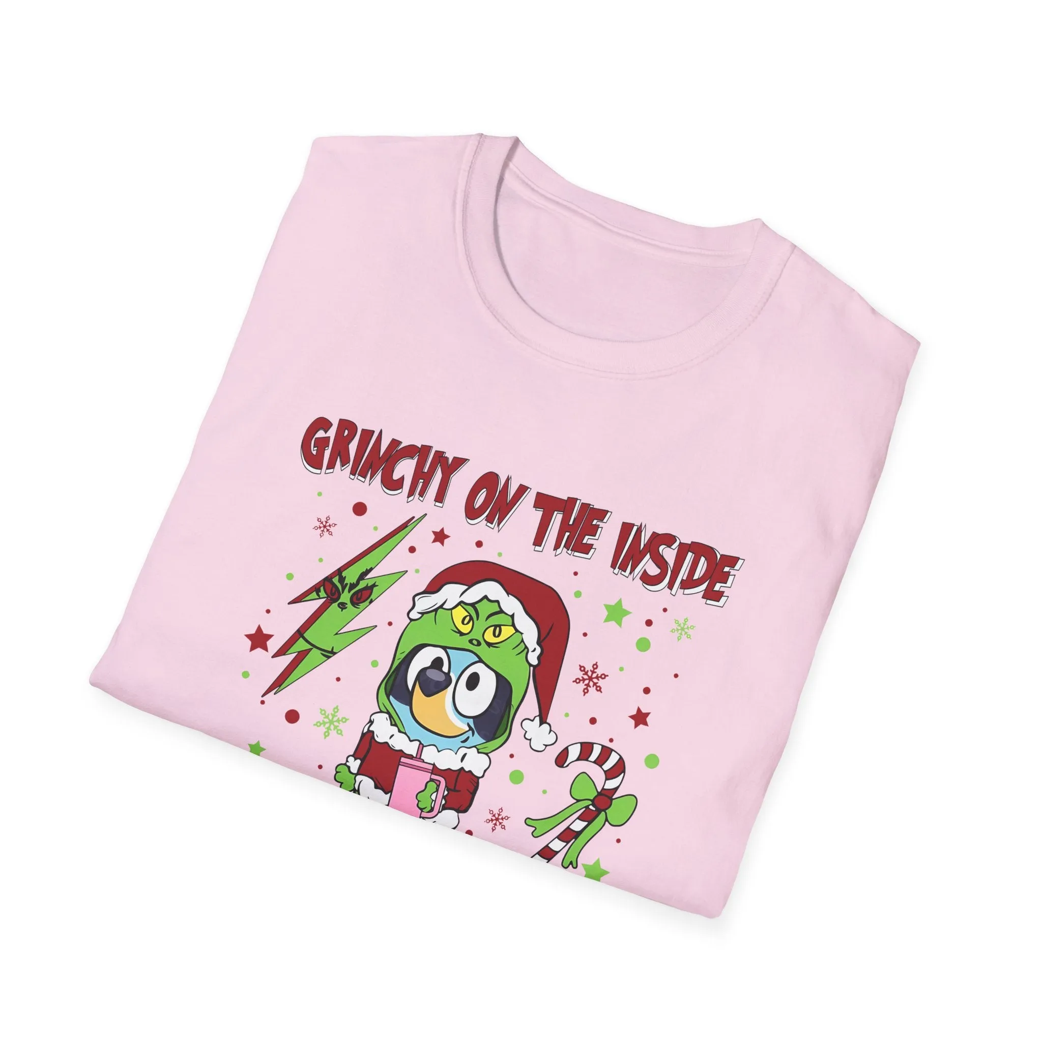 Princess Grace Crunchy & Bougie Unisex Softstyle T-Shirt - Fun Holiday Graphic Tee