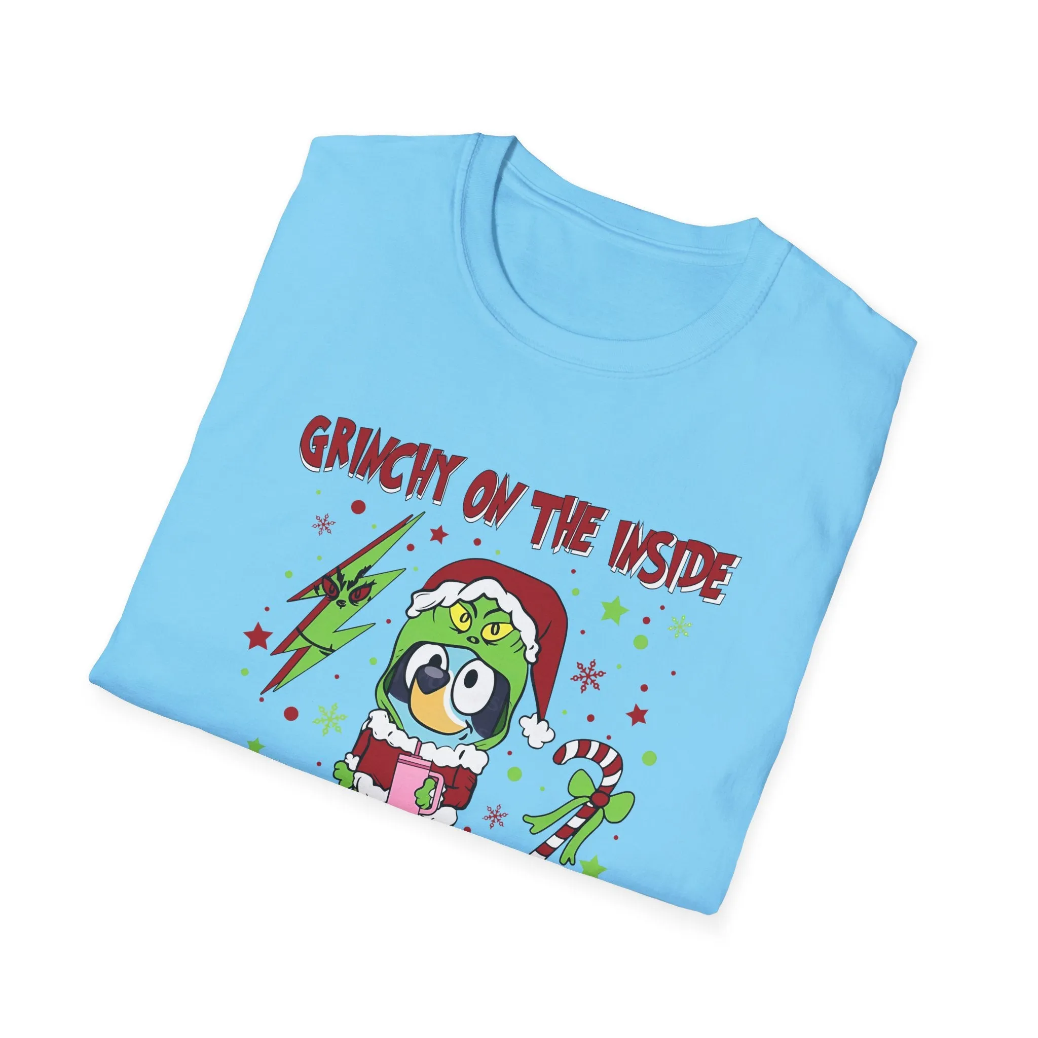 Princess Grace Crunchy & Bougie Unisex Softstyle T-Shirt - Fun Holiday Graphic Tee