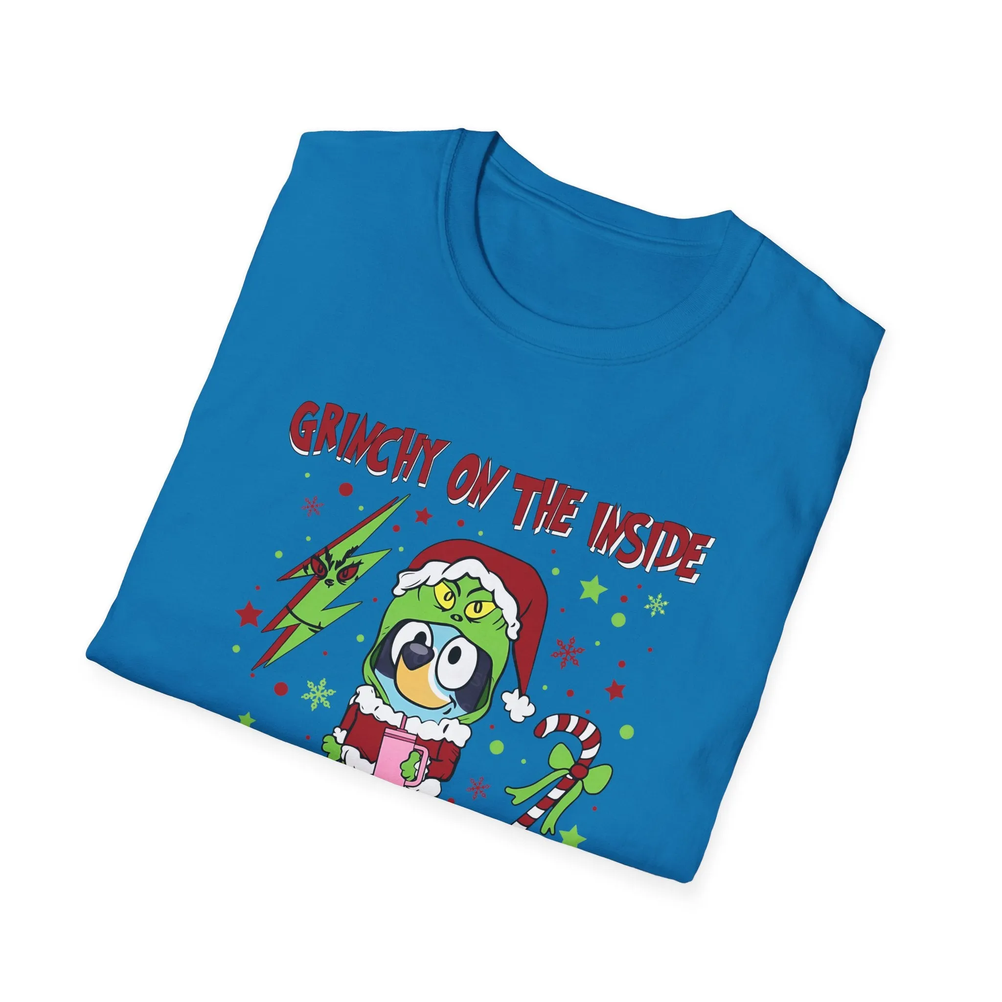 Princess Grace Crunchy & Bougie Unisex Softstyle T-Shirt - Fun Holiday Graphic Tee