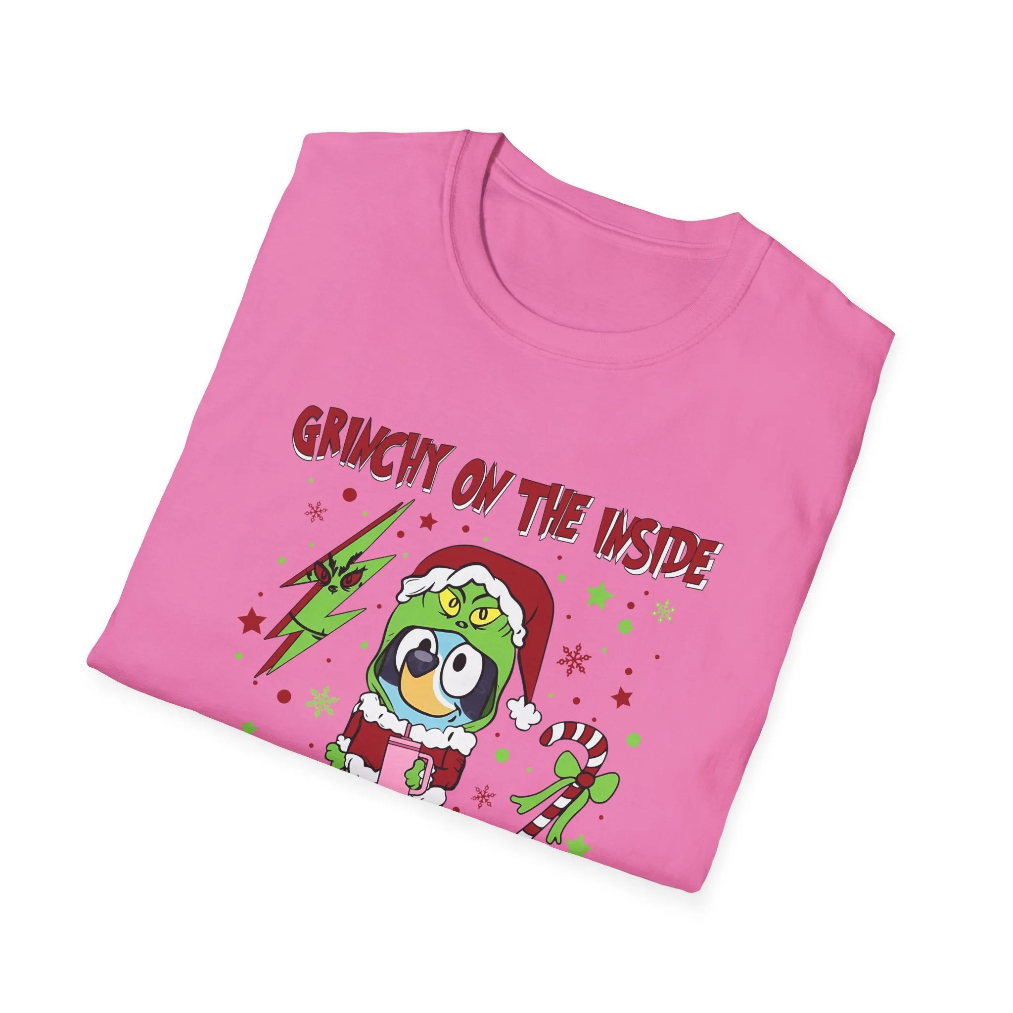 Princess Grace Crunchy & Bougie Unisex Softstyle T-Shirt - Fun Holiday Graphic Tee
