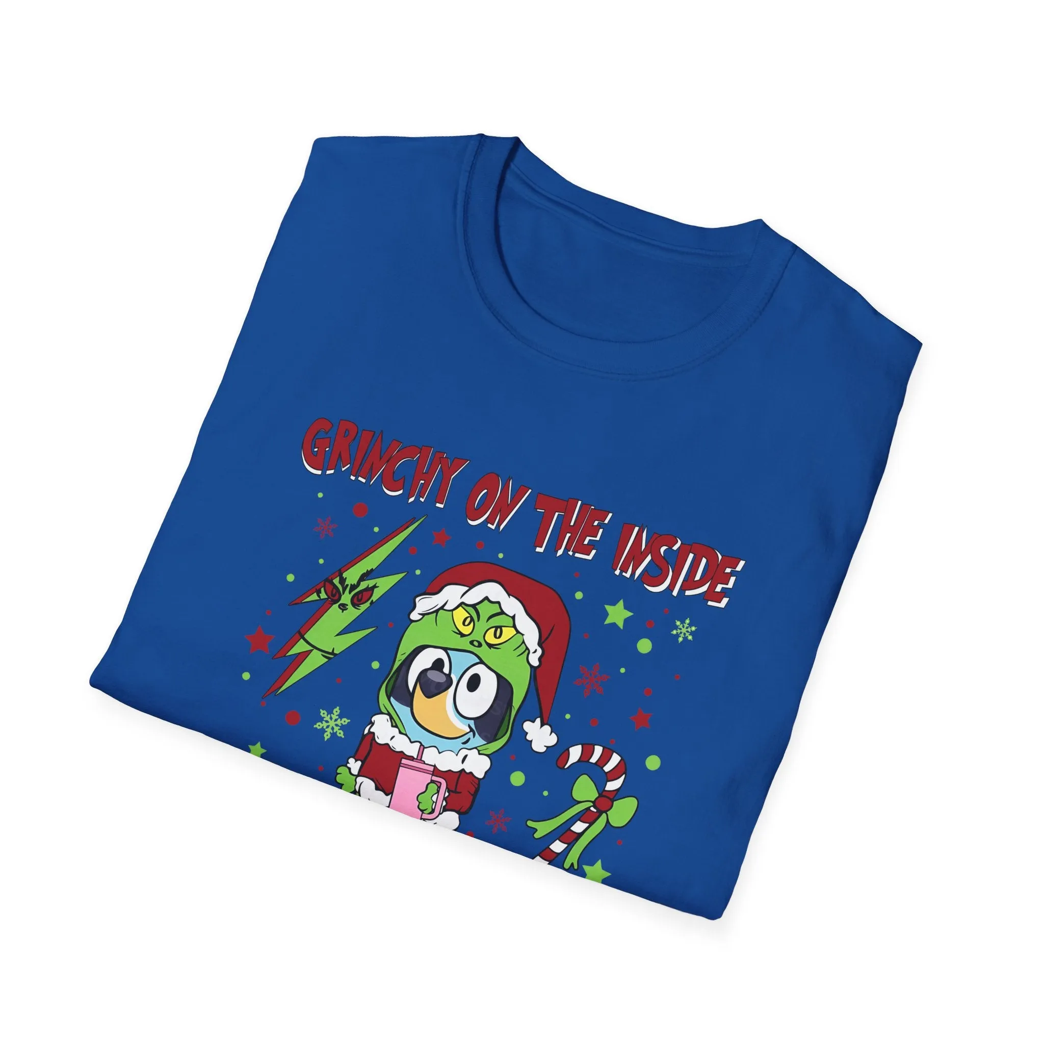 Princess Grace Crunchy & Bougie Unisex Softstyle T-Shirt - Fun Holiday Graphic Tee