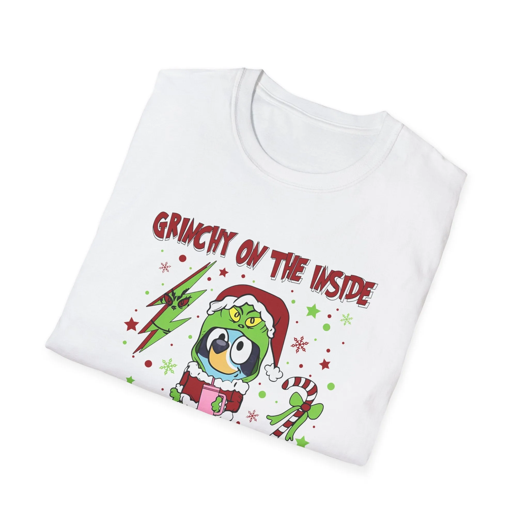 Princess Grace Crunchy & Bougie Unisex Softstyle T-Shirt - Fun Holiday Graphic Tee