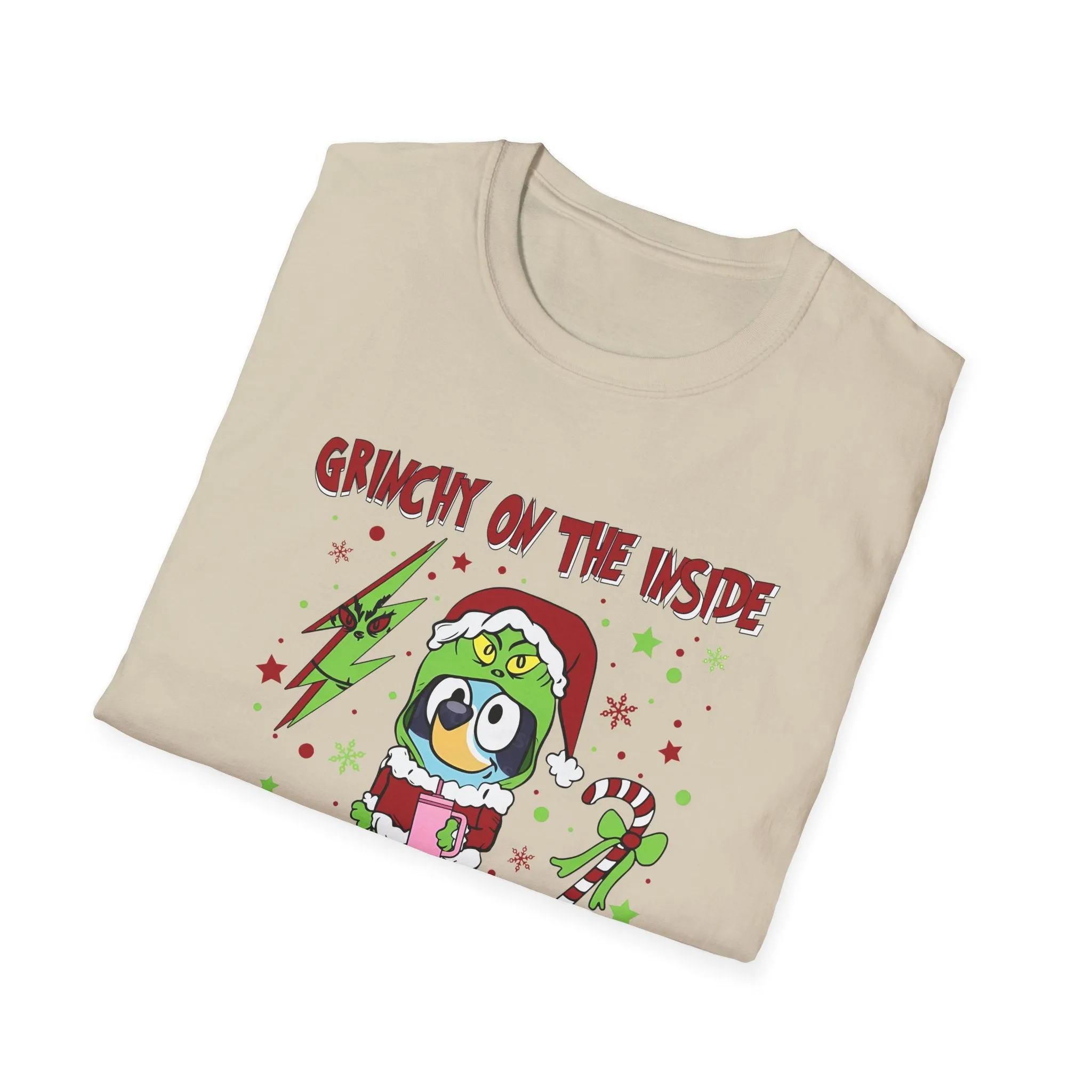 Princess Grace Crunchy & Bougie Unisex Softstyle T-Shirt - Fun Holiday Graphic Tee