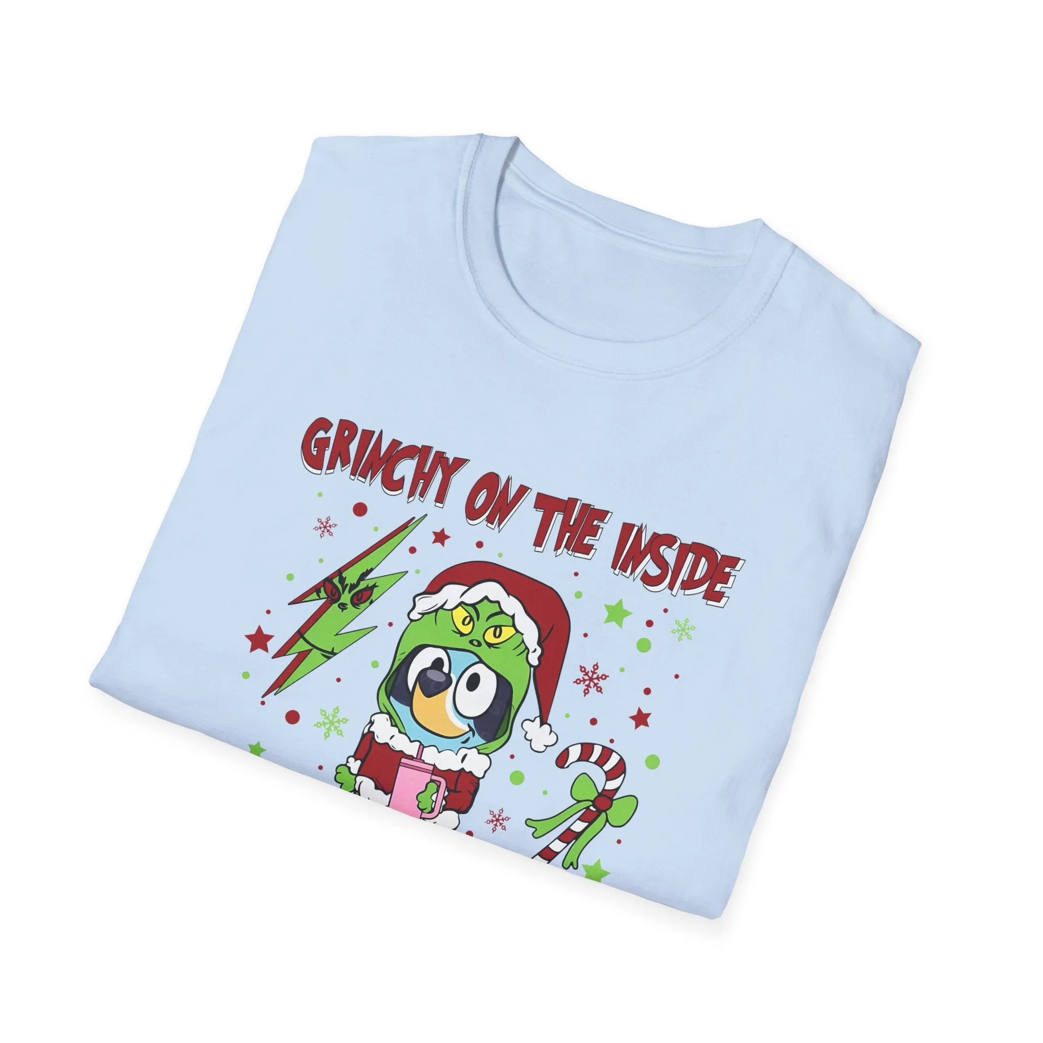 Princess Grace Crunchy & Bougie Unisex Softstyle T-Shirt - Fun Holiday Graphic Tee