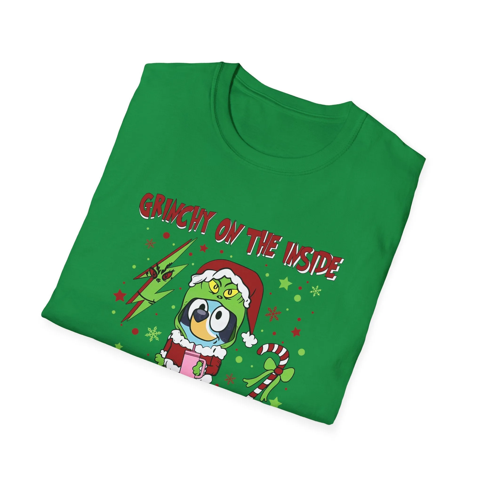Princess Grace Crunchy & Bougie Unisex Softstyle T-Shirt - Fun Holiday Graphic Tee