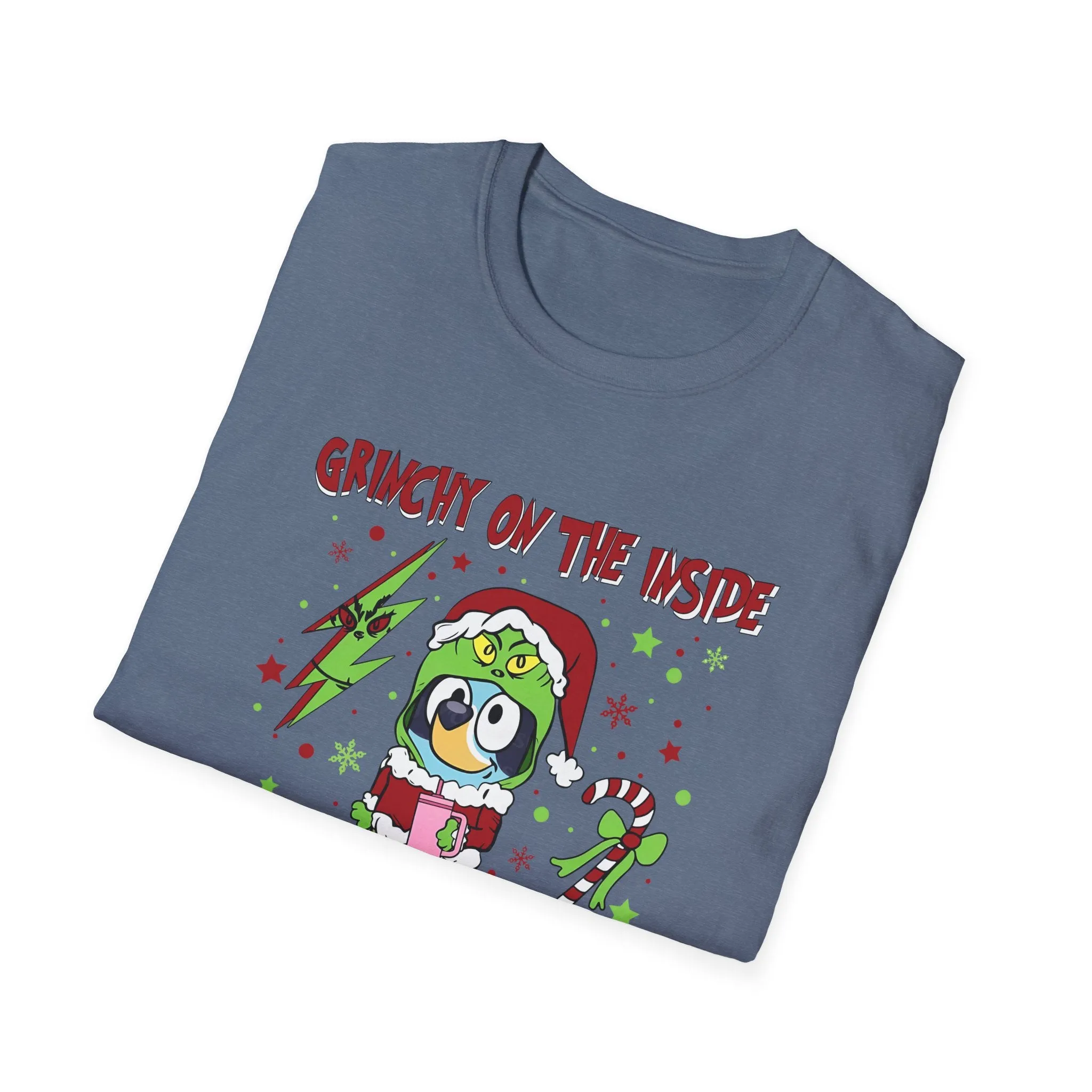 Princess Grace Crunchy & Bougie Unisex Softstyle T-Shirt - Fun Holiday Graphic Tee