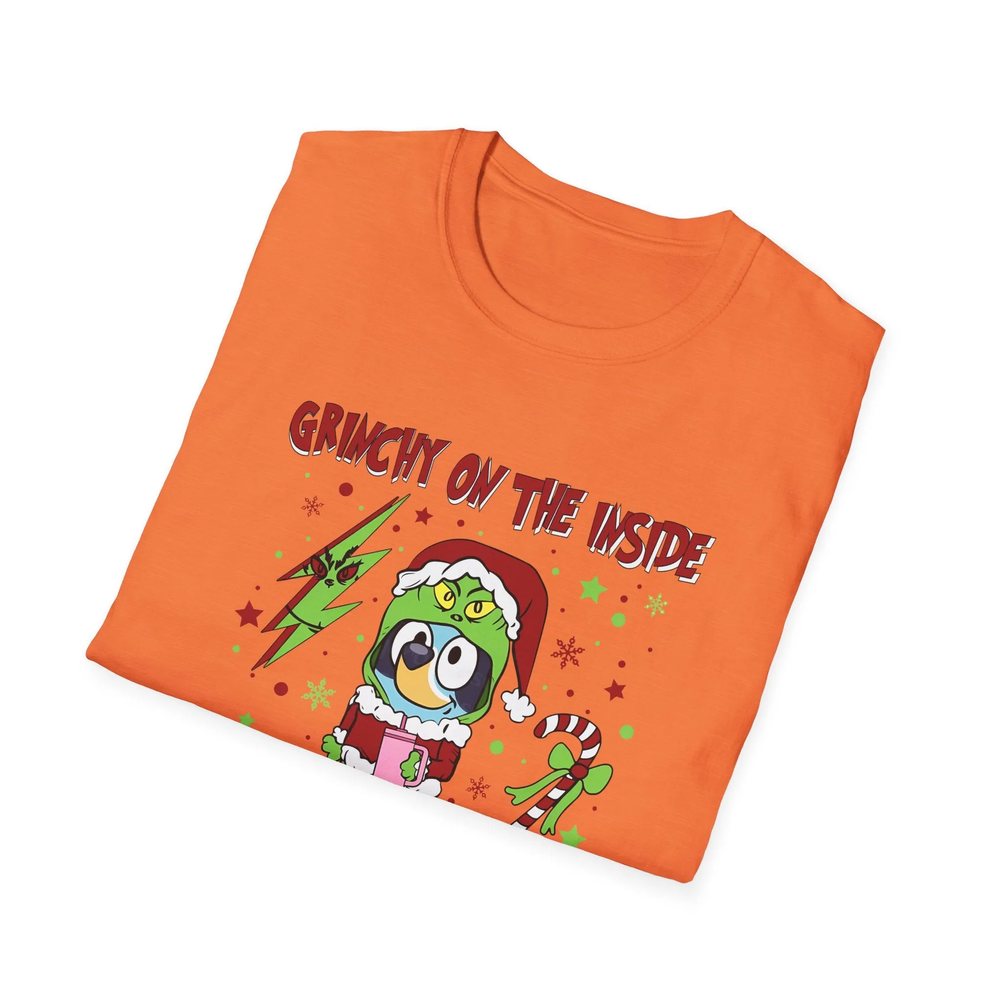 Princess Grace Crunchy & Bougie Unisex Softstyle T-Shirt - Fun Holiday Graphic Tee