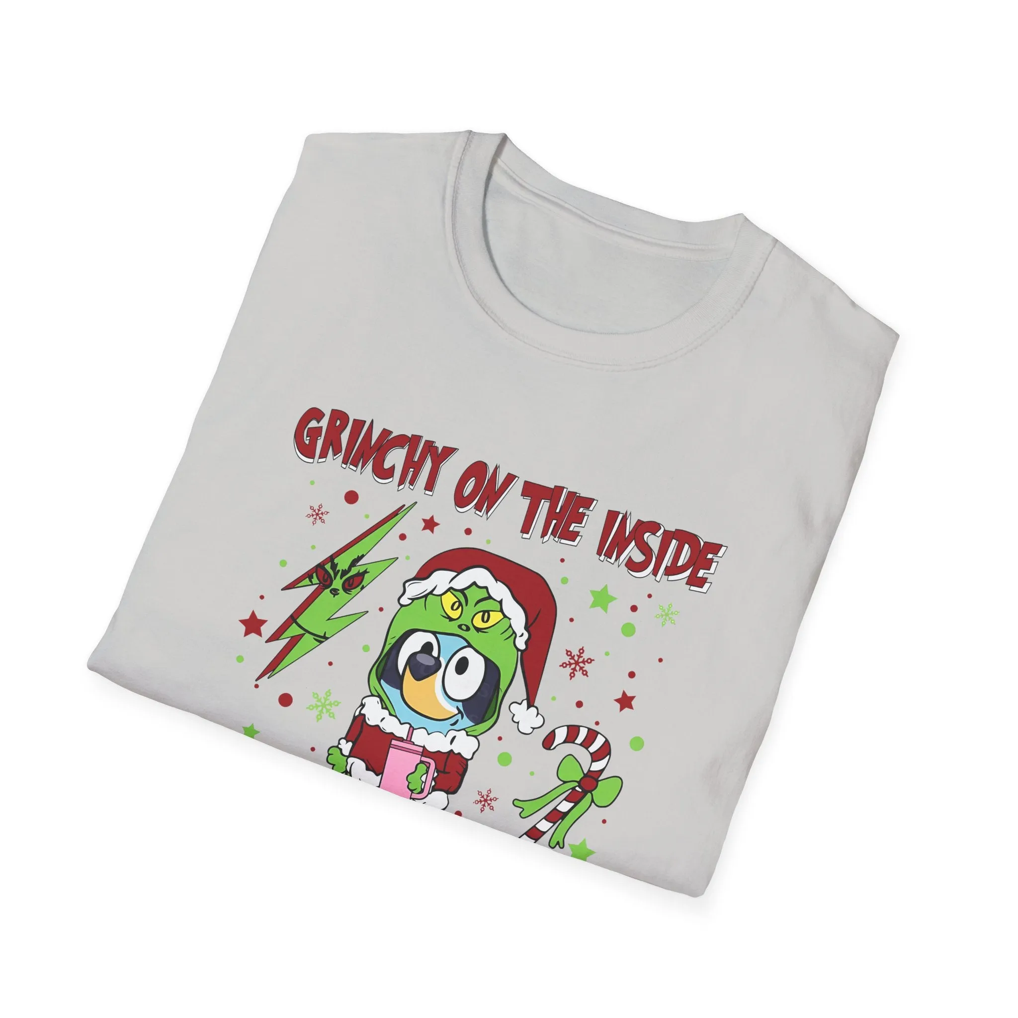 Princess Grace Crunchy & Bougie Unisex Softstyle T-Shirt - Fun Holiday Graphic Tee