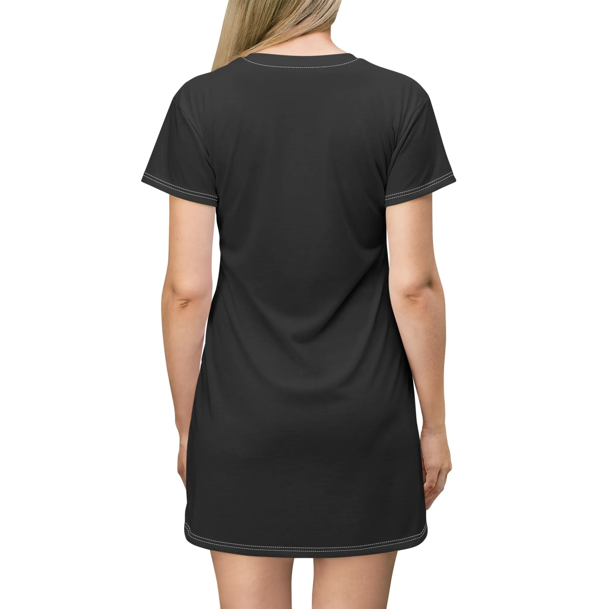 Princess Grace Cute Black Survive  T-Shirt Dress