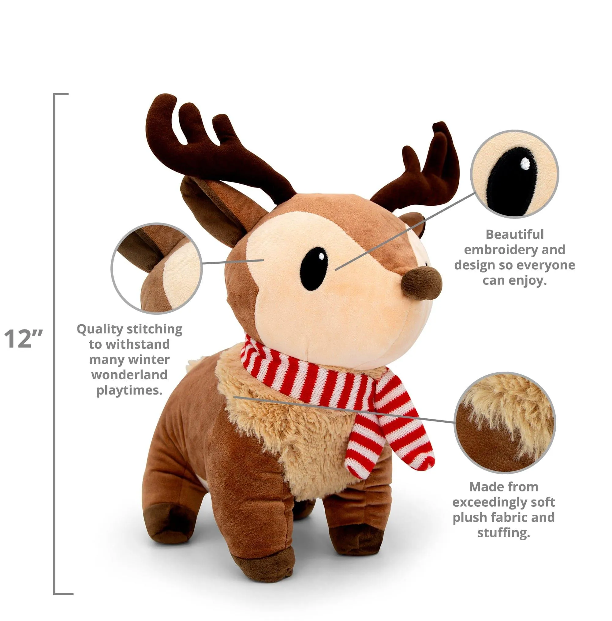 Ralphie the Reindeer Plushie 12 Inch
