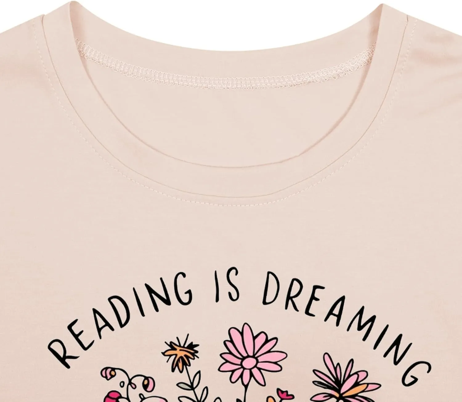 Read Shirt for Womens Read Books Be Kind Stay Weird Print Tshirt Funny Bookworm T-Shirt Read Tee