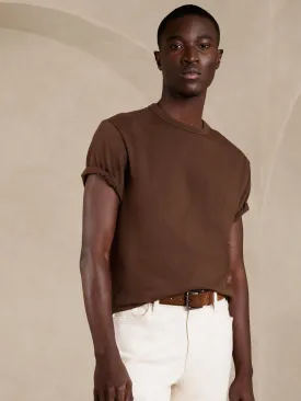 Rugged Slub Crew-Neck T-Shirt