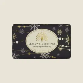 Season's Greetings Christmas Soap