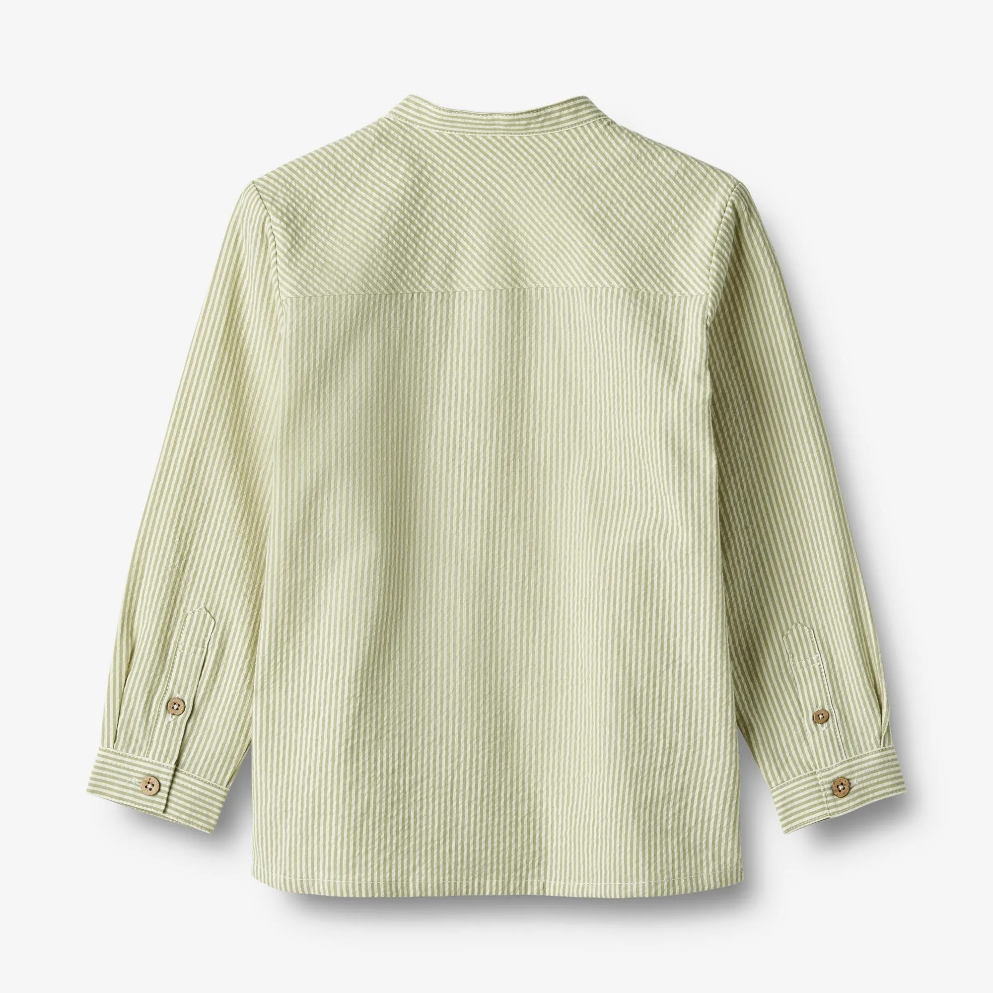 Shirt Embroidery Willum - green stripe