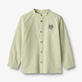 Shirt Embroidery Willum - green stripe