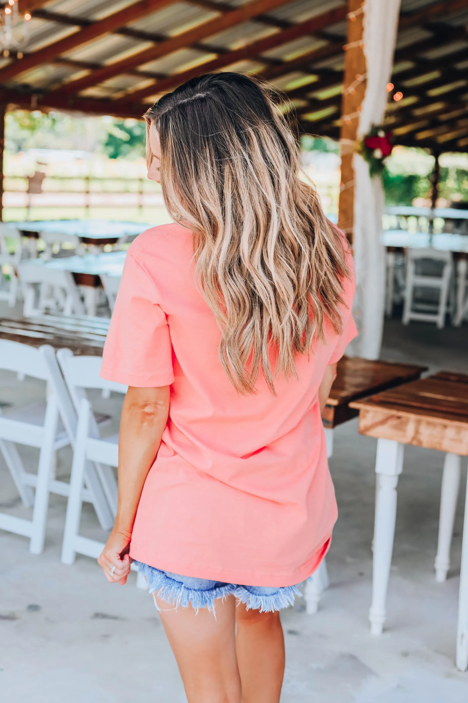 Slay Leopard T-Shirt - Peach