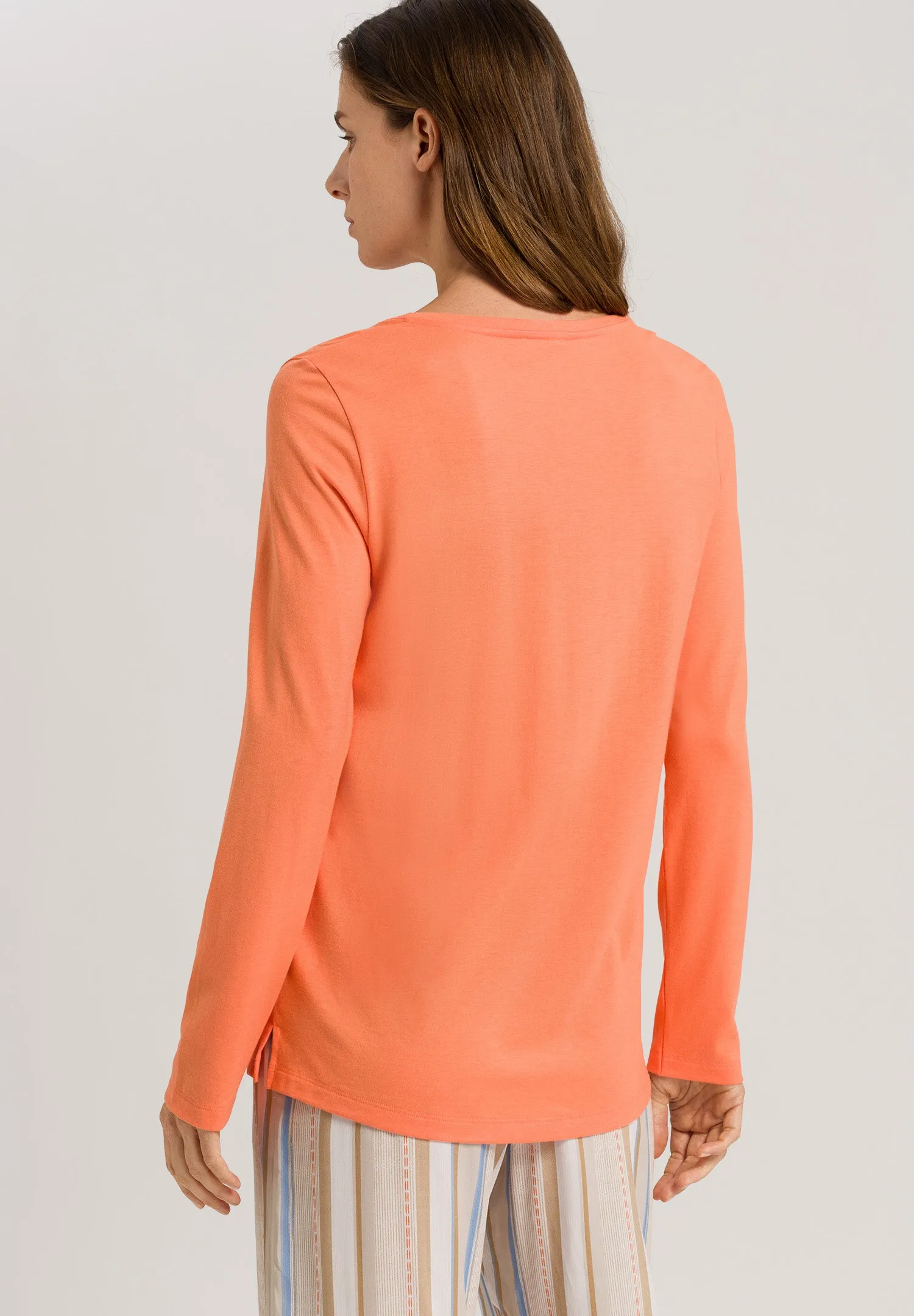 Sleep And Lounge Relaxed Round Neck Top | Flamingo 77844-1291