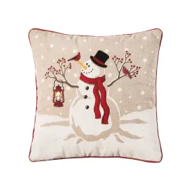 Snowman Wonder LED Pillow