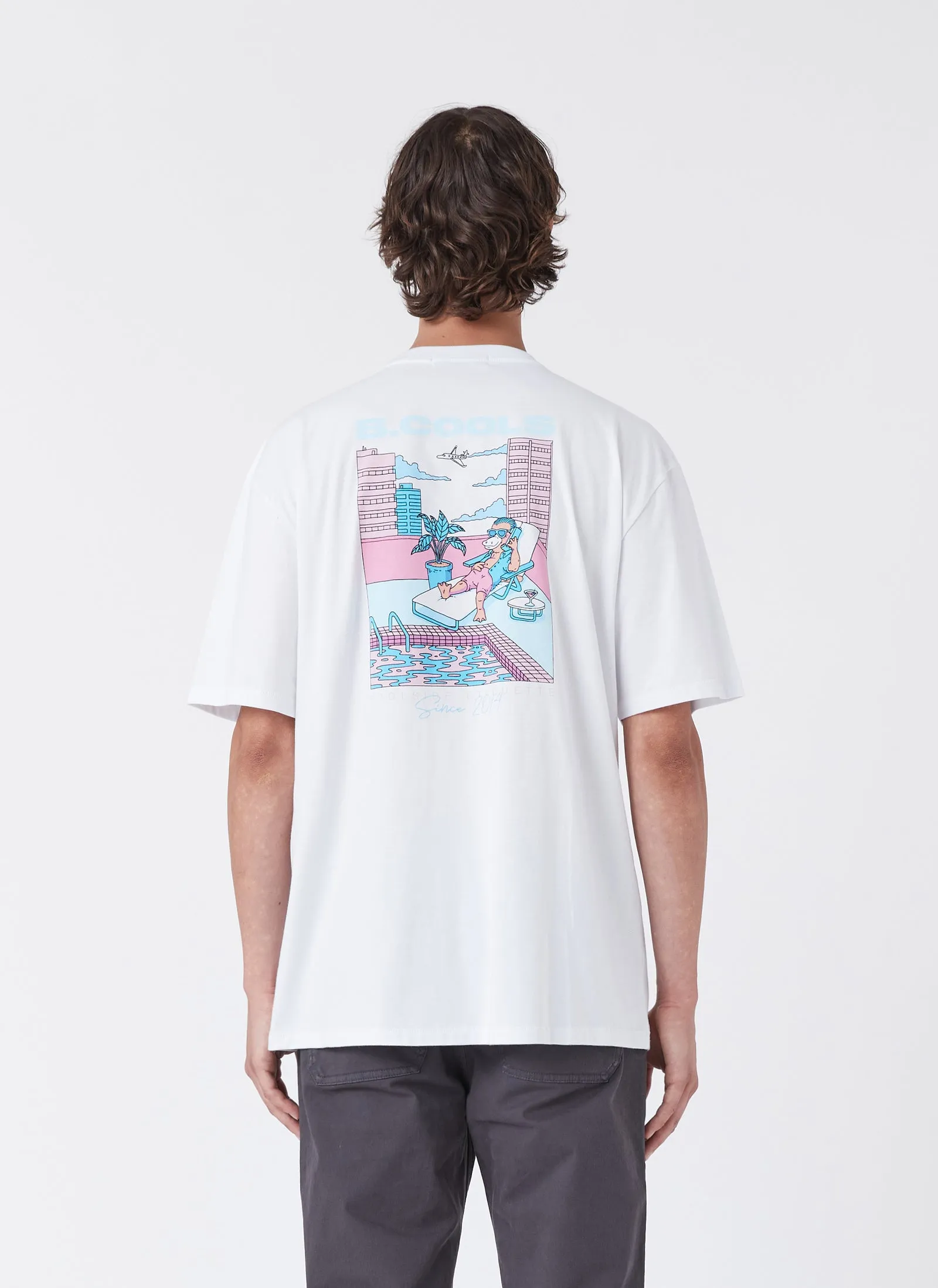Southbeach Homie Tee White