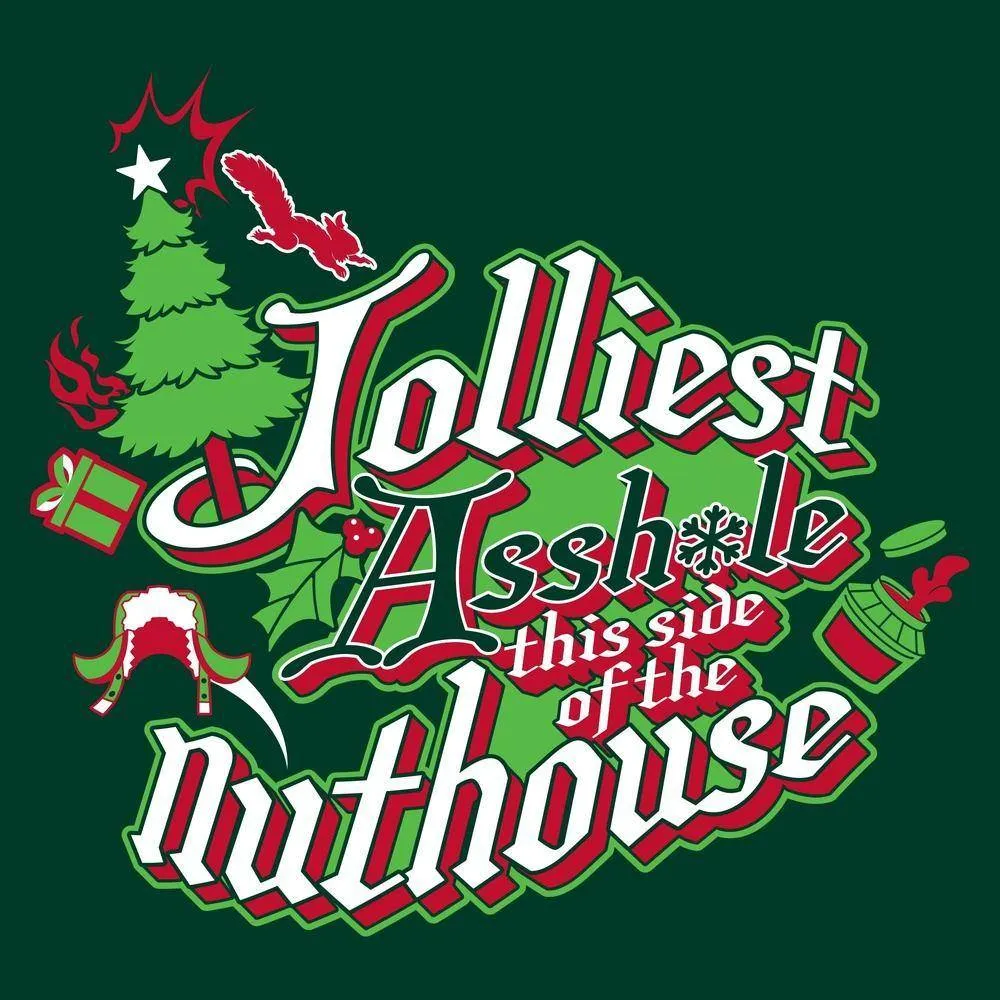 This Side of the Nuthouse T-Shirt - Forest Green