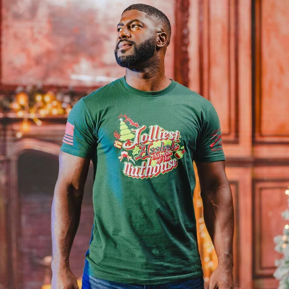 This Side of the Nuthouse T-Shirt - Forest Green