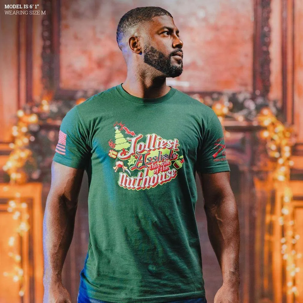 This Side of the Nuthouse T-Shirt - Forest Green