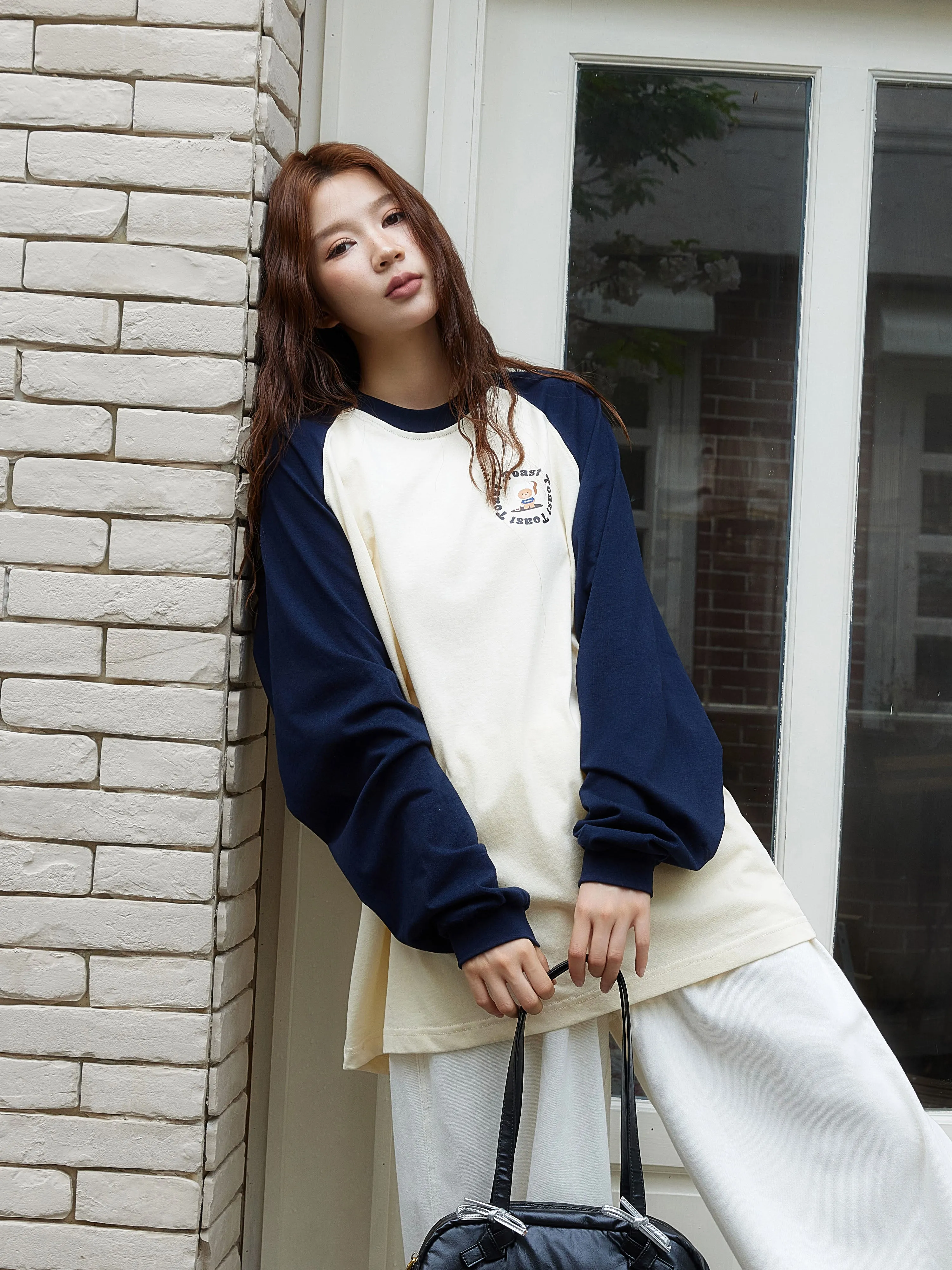 Toast Long Sleeve Tee Collection DARK BLUE