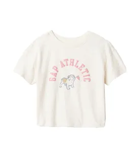 Toddler Athletic Logo Graphic T-Shirt Ivory Frost
