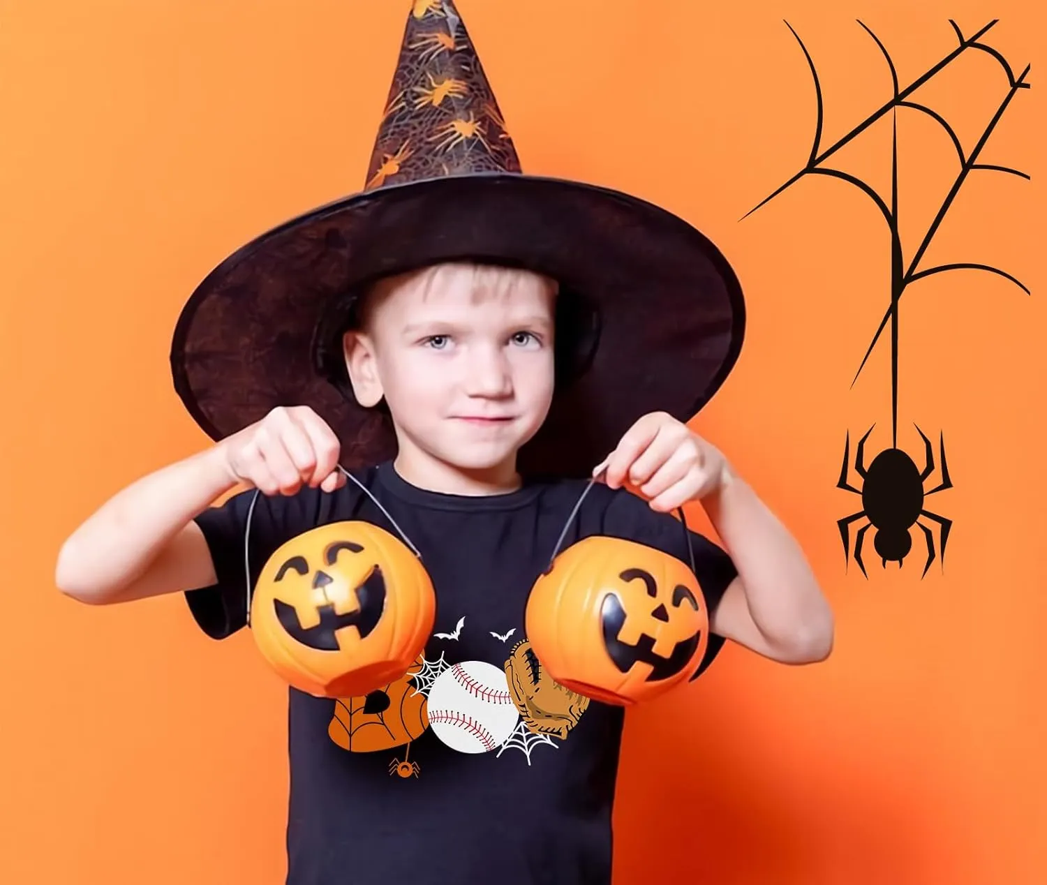 Toddler Boys Girls Halloween Shirt Skeleton Ghost T-Shirts Boo Tees Spooky Tops Short Sleeve 2-12 Years