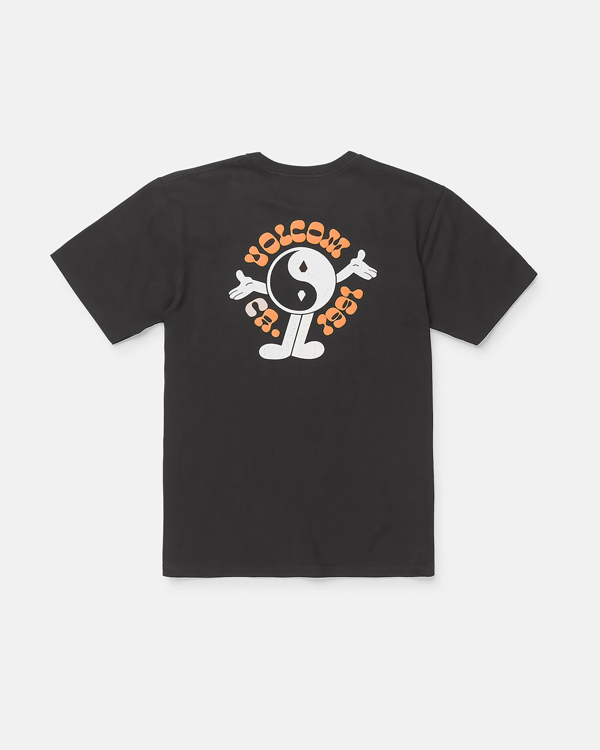 Toddler Boys Happy Days Short Sleeve Tee - Black