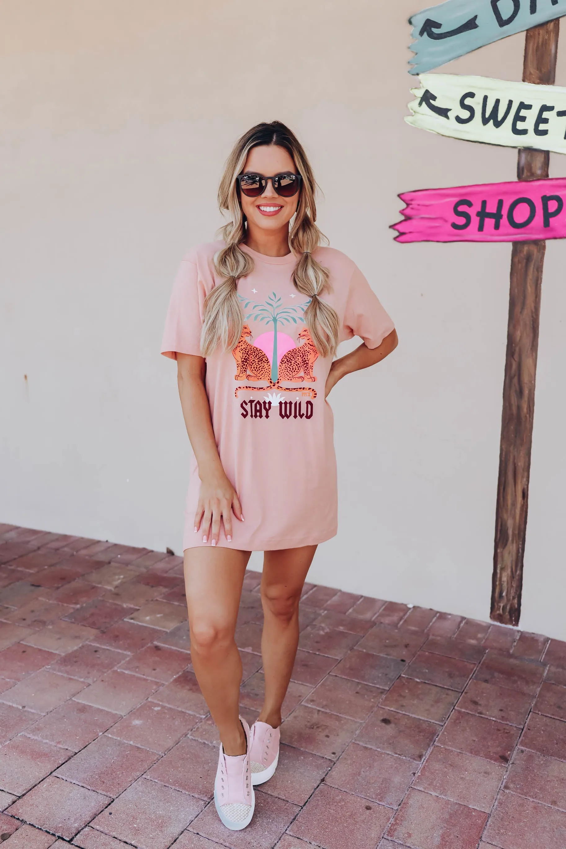 Tropical Tiger "Stay Wild" Graphic Tee S-3X