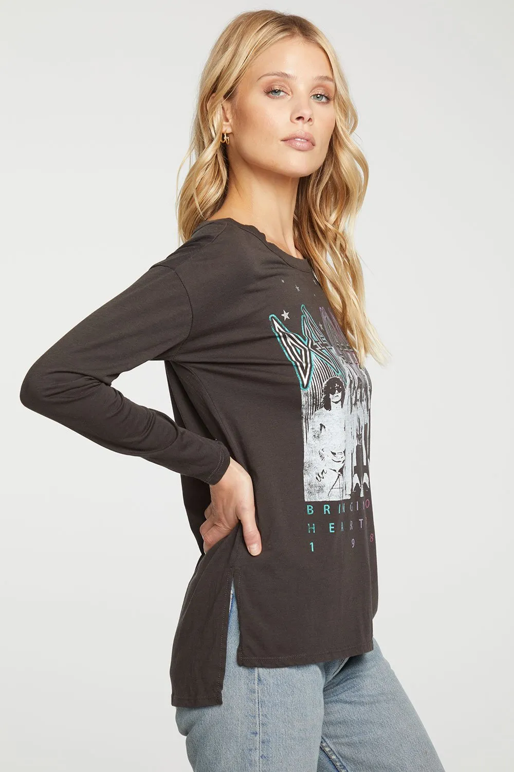 Vintage Jersey Drop Shoulder Hi Lo Boxy Tee