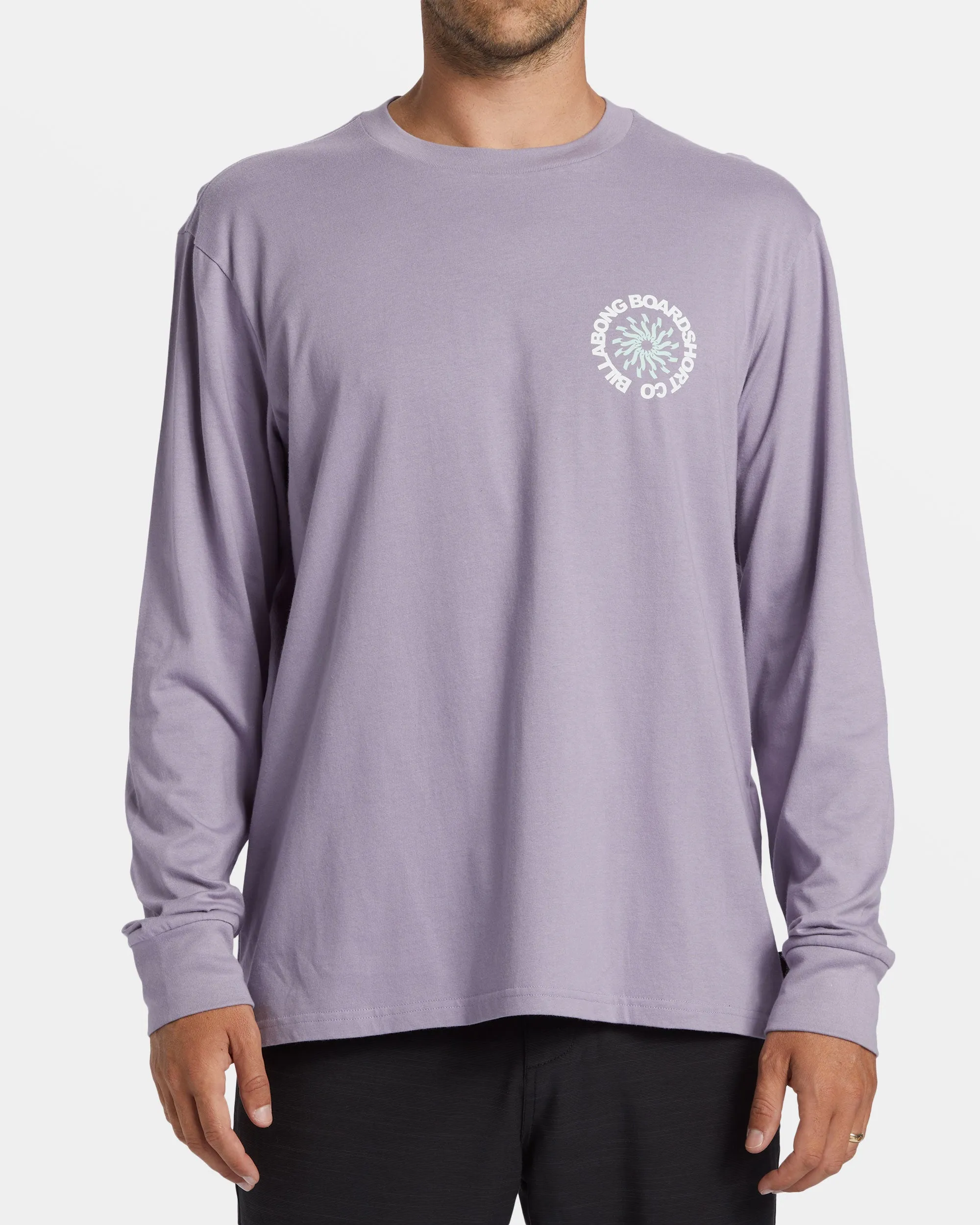 Whirlpool Long Sleeve T-shirt - Purple Ash