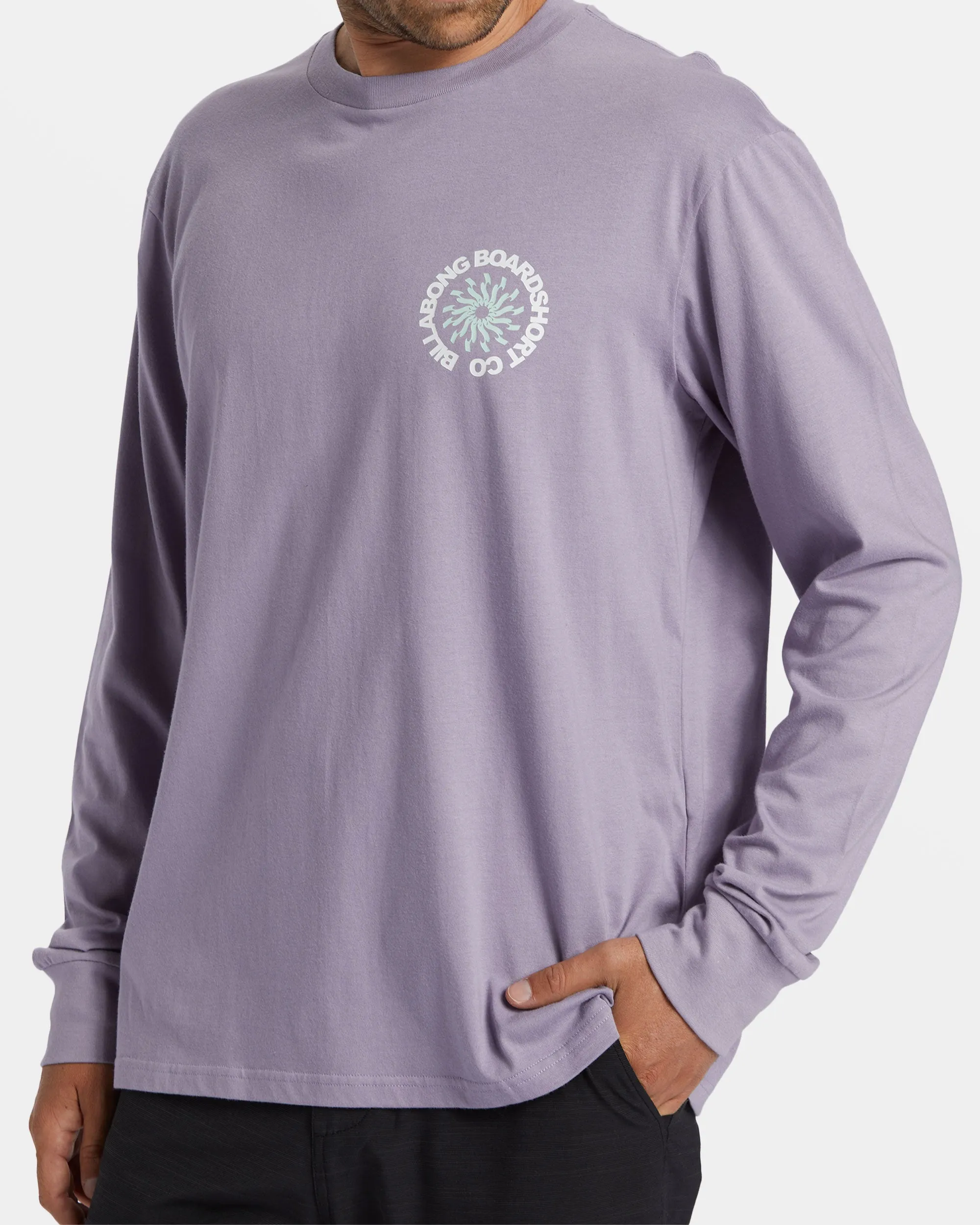 Whirlpool Long Sleeve T-shirt - Purple Ash