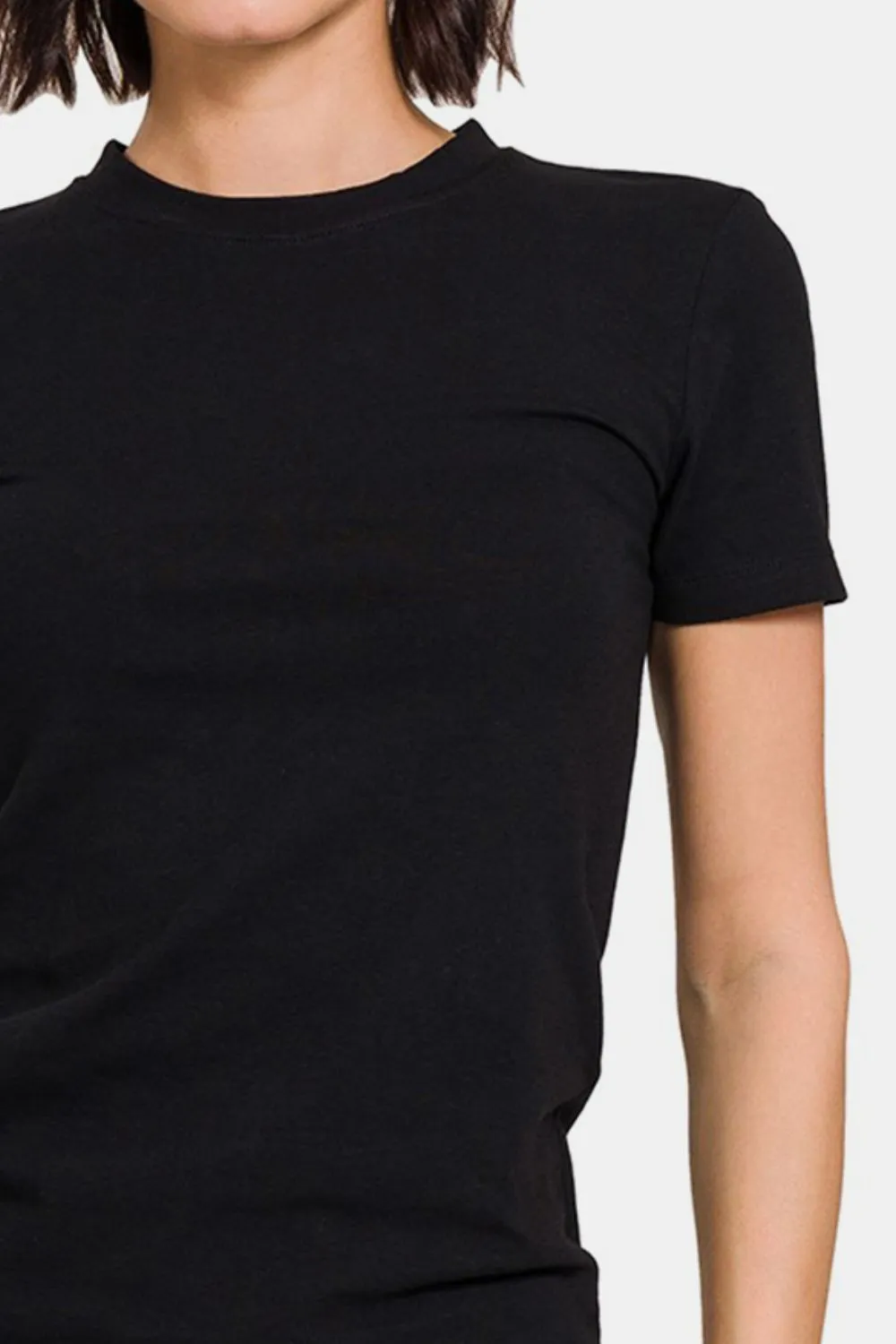 Women's Zenana Crew Neck Short Sleeve T-Shirt