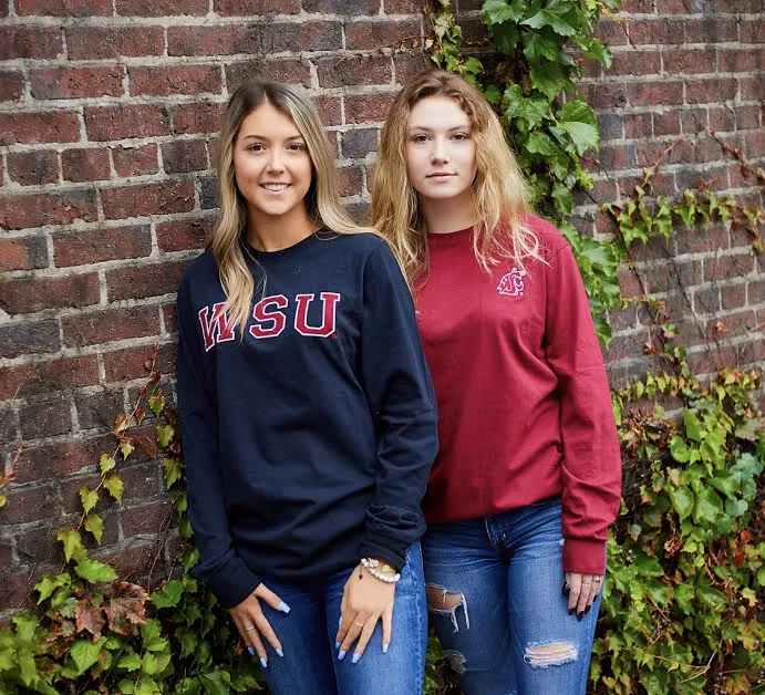 WSU Black Long Sleeve Tee (Unisex)