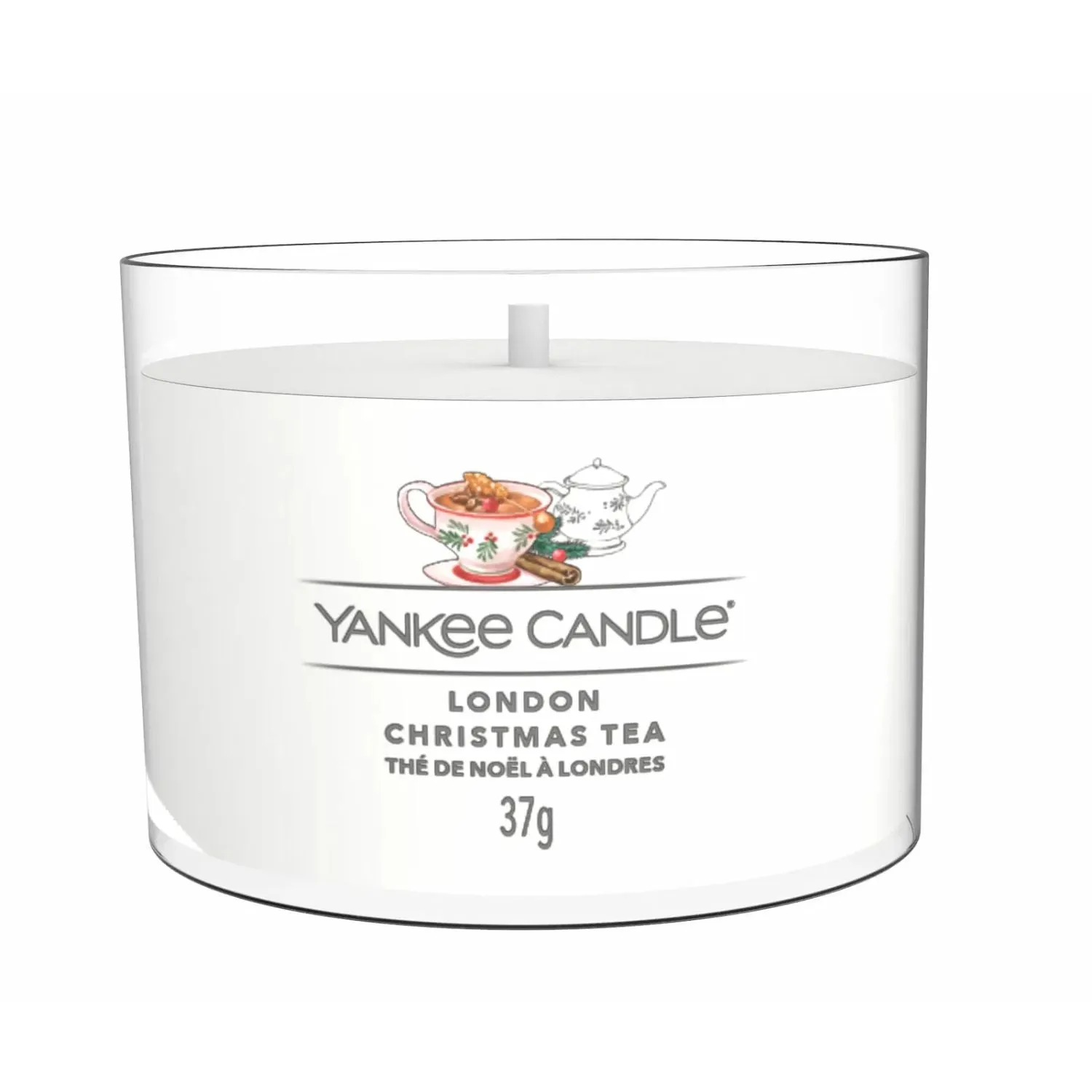 Yankee Candle London Christmas Tea Filled Votive Jar